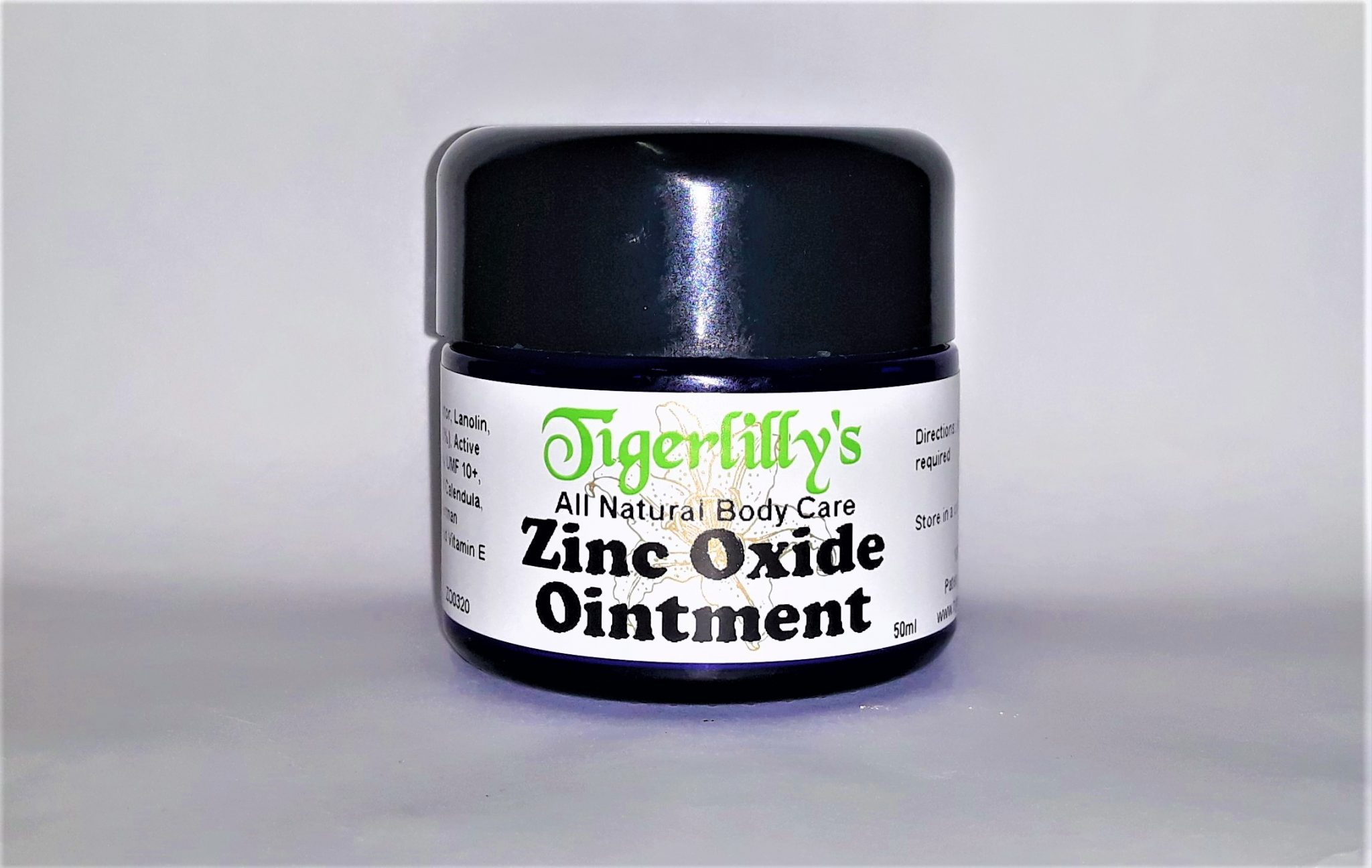 Zinc Oxide Ointment Tigerlilly's Natural Skin Care Products and Soaps